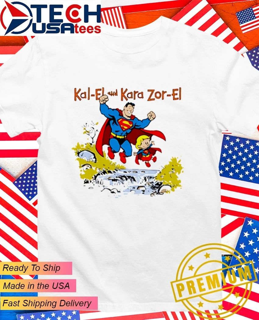 Kal-El and Kara Zor-El Superman shirt Unisex T-shirt, Sweatshirt, Hoodie, Long Sleeve Tee - T-Shirt, Sweatshirt, Hoodie