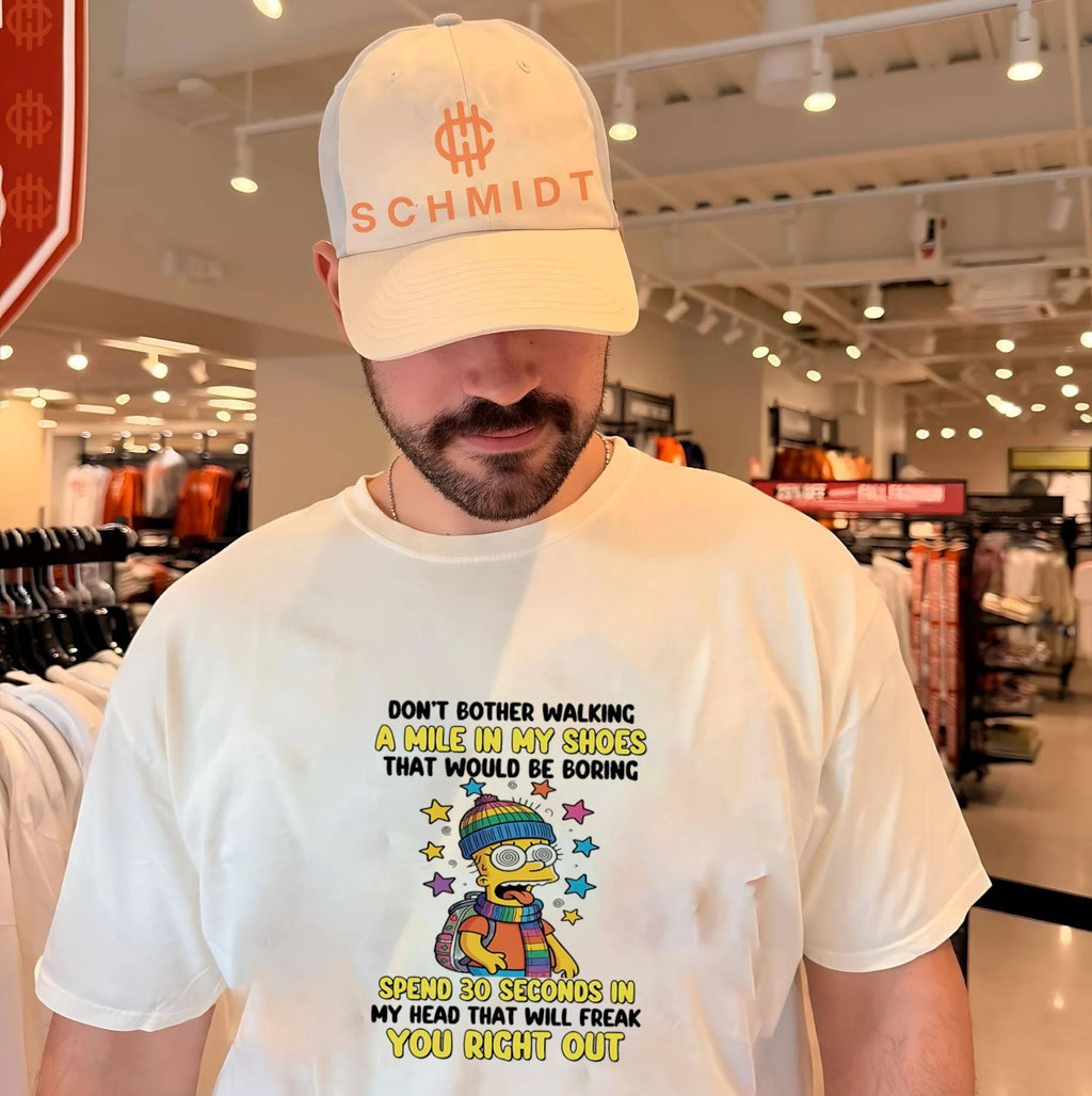 Dont bother walking a mile in my shoes that would be boring Bart Simpson shirt Unisex T-shirt, Sweatshirt, Hoodie, Long Sleeve Tee - T-Shirt, Sweatshirt, Hoodie