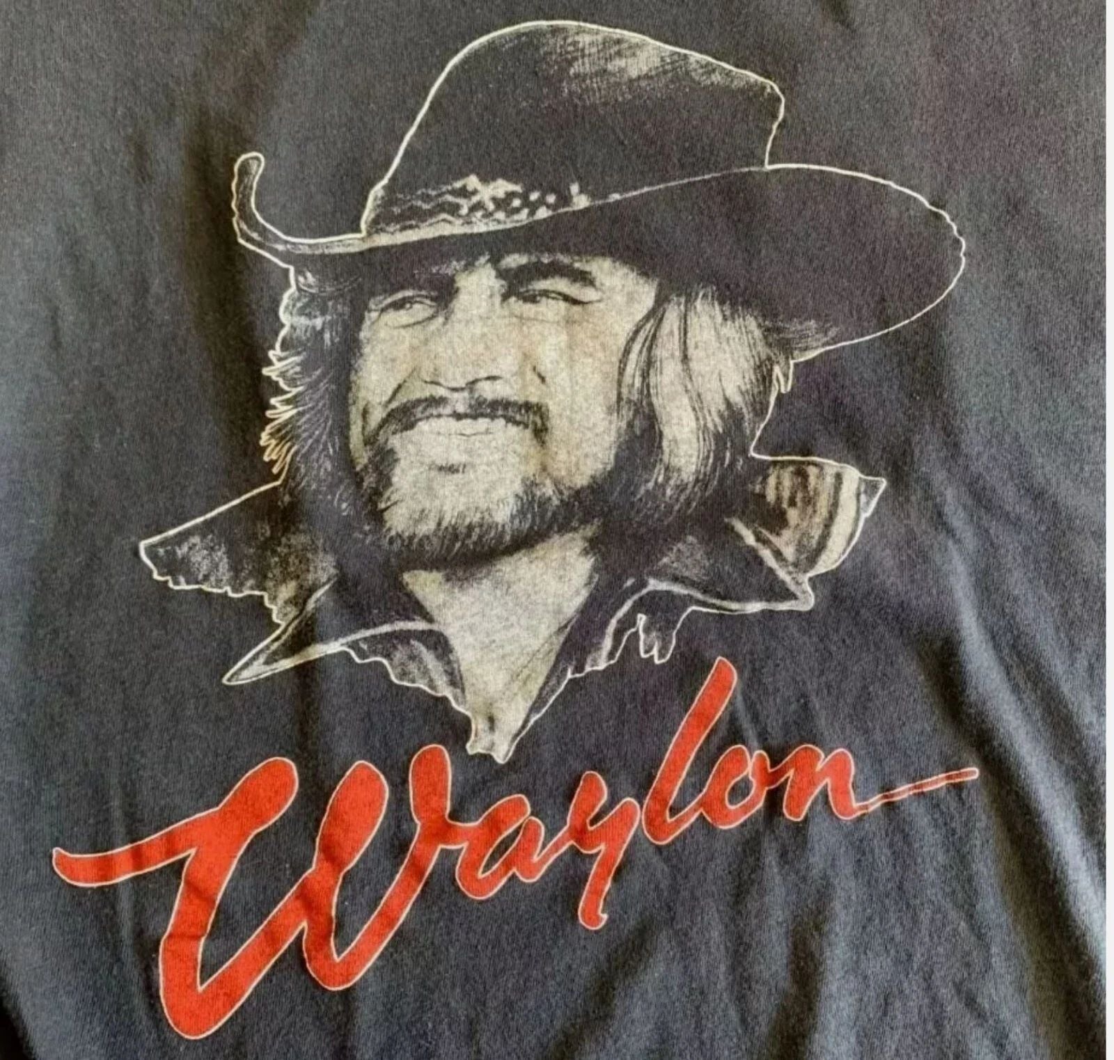 Waylon Jennings Shirt, Waylon Jennings Black T-shirt Unisex Reprint S-5XL Unisex T-shirt, Sweatshirt, Hoodie, Long Sleeve Tee - T-Shirt, Sweatshirt, Hoodie