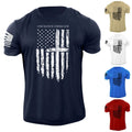 Men's One Nation Under God USA Flag T Shirt American Patriotic 100% Cotton Unisex T-shirt, Sweatshirt, Hoodie, Long Sleeve Tee - T-Shirt, Sweatshirt, Hoodie