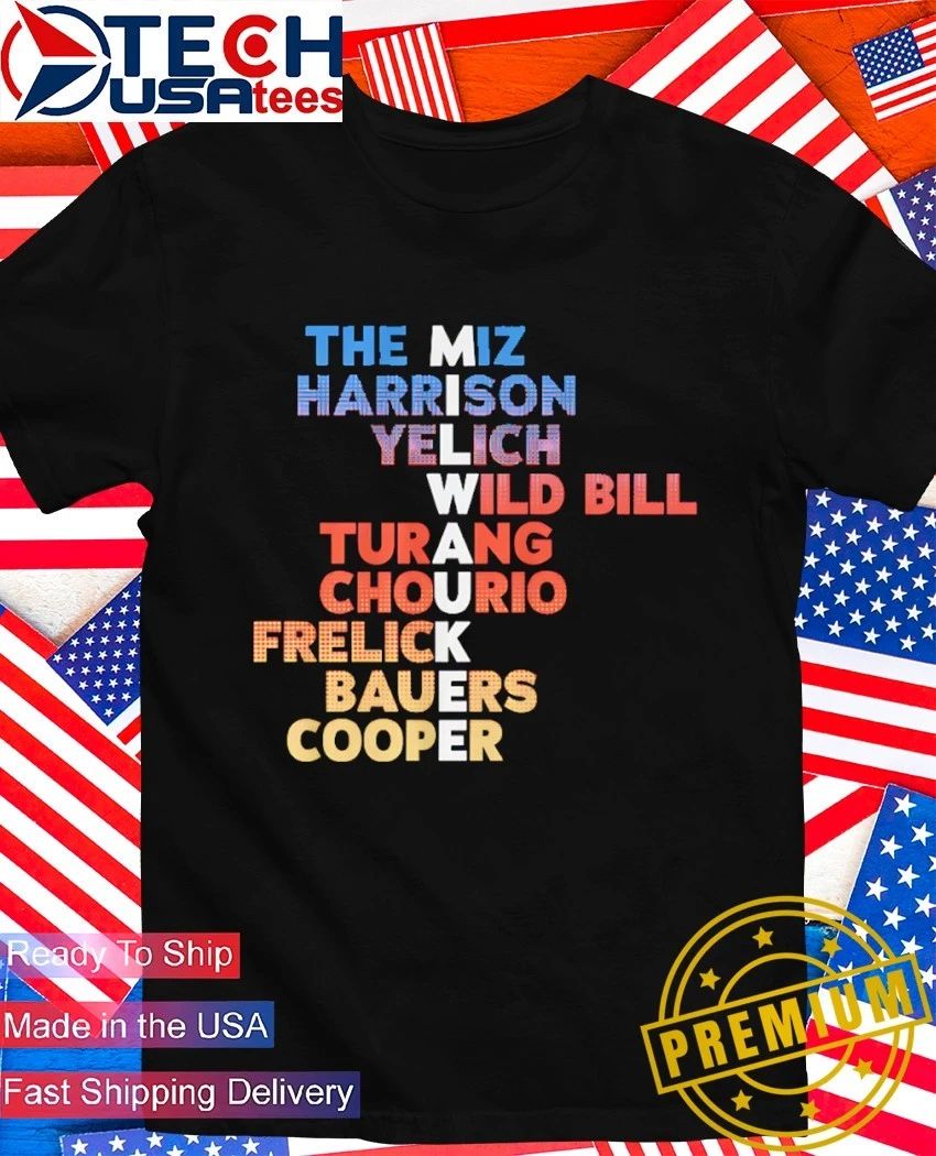 Milwaukee Brewers Baseball 2026 The Miz Harrison Yelich Wild Bill Turang Chourio Frelick Bauers Cooper shirt - T-Shirt, Sweatshirt, Hoodie
