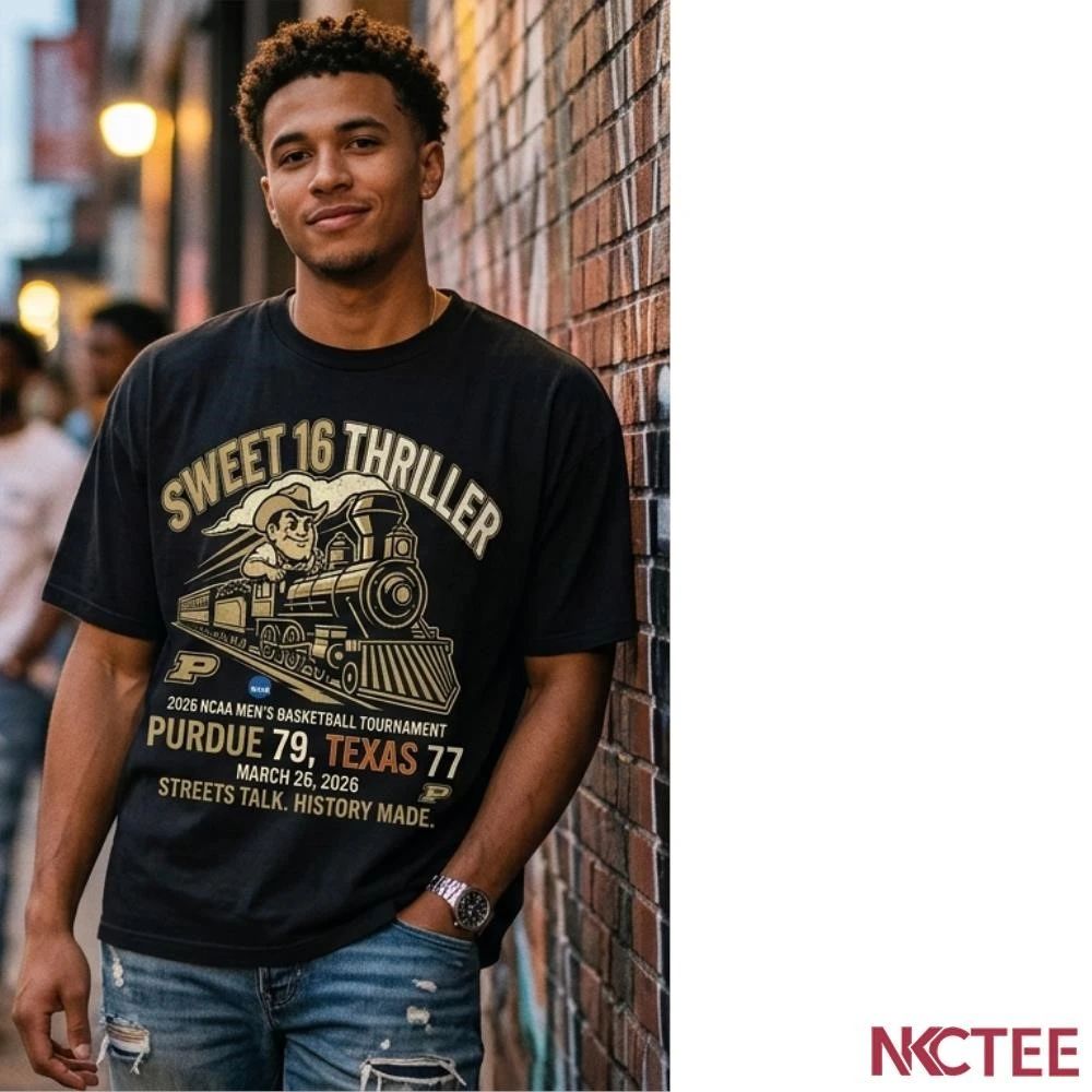 NKCtees Purdue victory 79-77 Texas  Sweet 16 2026 NCAA March Madness Limited Edition shirt - T-Shirt, Sweatshirt, Hoodie