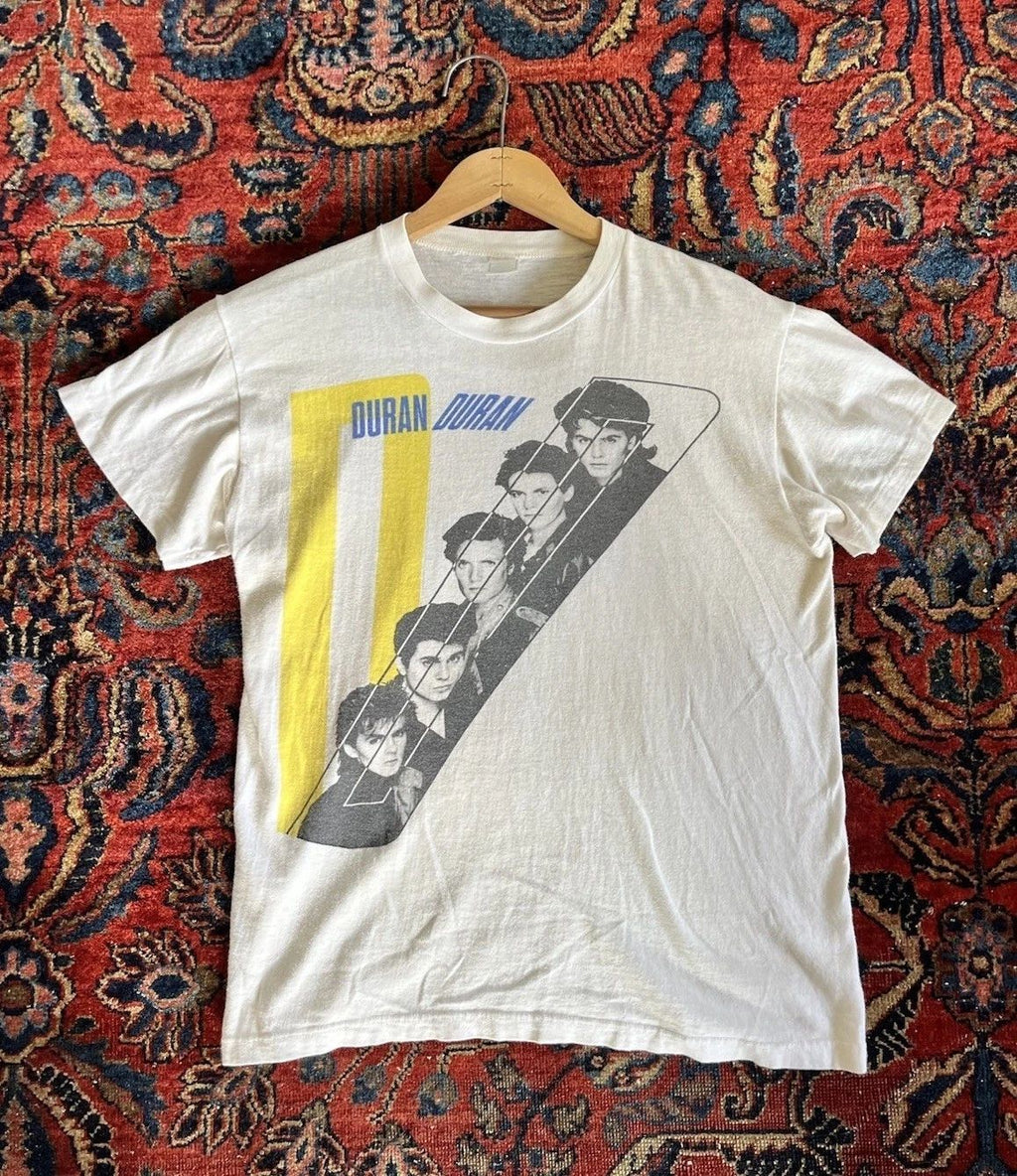 Vtg Duran Duran Band Member 1980s White S to 5XL Tee Shirt EM266 Unisex T-shirt, Sweatshirt, Hoodie, Long Sleeve Tee - T-Shirt, Sweatshirt, Hoodie