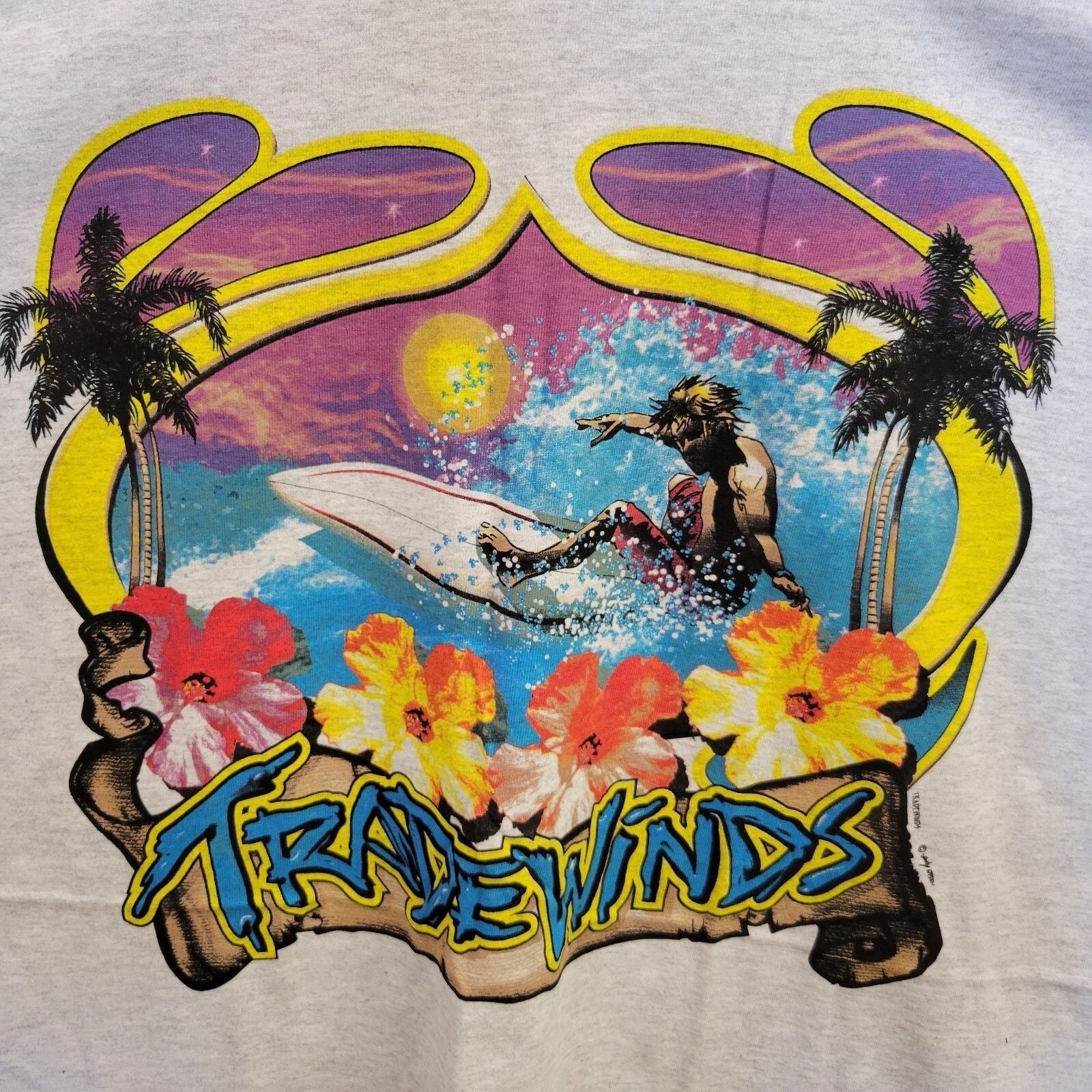 XL Trade Winds Beach Palms Surfing Shirt Unisex T-shirt, Sweatshirt, Hoodie, Long Sleeve Tee - T-Shirt, Sweatshirt, Hoodie