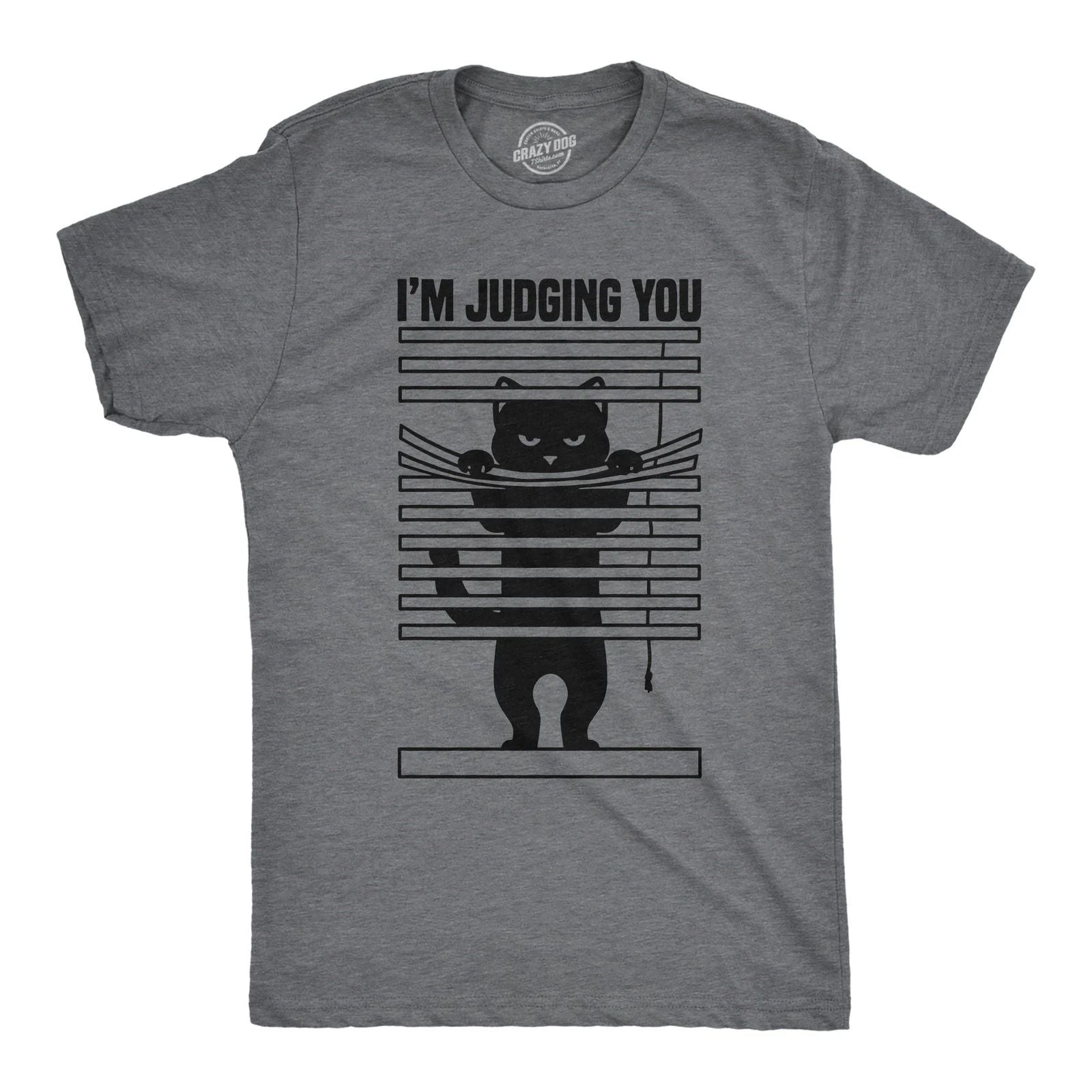 Mens Im Judging You Funny T Shirts Sarcastic Kitten Graphic Tee for Men Unisex T-shirt, Sweatshirt, Hoodie, Long Sleeve Tee - T-Shirt, Sweatshirt, Hoodie