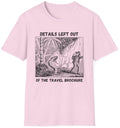 Travel Brochure T Shirt graphic tee Pink Size M Unisex T-shirt, Sweatshirt, Hoodie, Long Sleeve Tee - T-Shirt, Sweatshirt, Hoodie