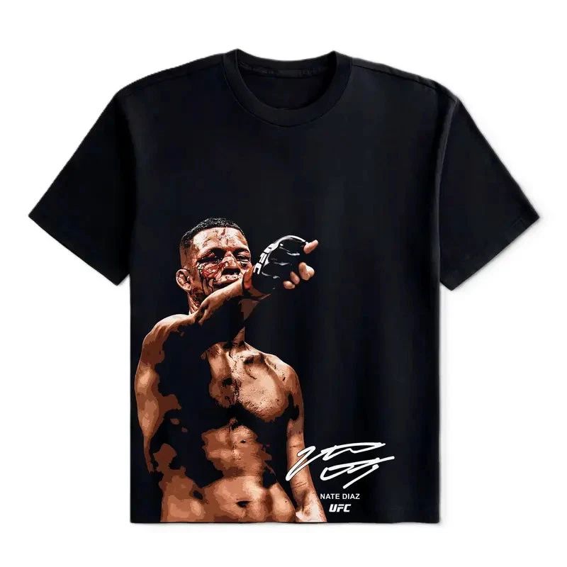 Nate Diaz UFC Fighters Tee, UFC Fighters T Shirt, Graphic T-Shirt Unisex T-shirt, Sweatshirt, Hoodie, Long Sleeve Tee - T-Shirt, Sweatshirt, Hoodie