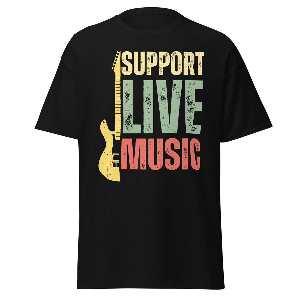 Support Live Music Lovers Music Concert Festival Local Bands T-Shirt Unisex T-shirt, Sweatshirt, Hoodie, Long Sleeve Tee - T-Shirt, Sweatshirt, Hoodie
