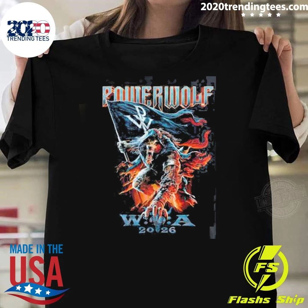 Powerwolf Wacken Open Air Wacken Germany 1 August 2026 Shirt Unisex T-shirt, Sweatshirt, Hoodie, Long Sleeve Tee - T-Shirt, Sweatshirt, Hoodie