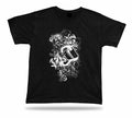 Floral Knife Cut Slice black and white vector stylish tshirt birthday present Unisex T-shirt, Sweatshirt, Hoodie, Long Sleeve Tee - T-Shirt, Sweatshirt, Hoodie