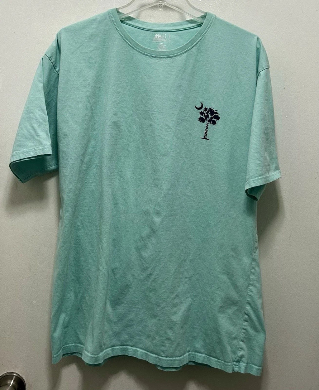 Mahi Surf Co Men's Aqua Graphic Cotton Jersey 2XL Short Sleeve T-Shirt Unisex T-shirt, Sweatshirt, Hoodie, Long Sleeve Tee - T-Shirt, Sweatshirt, Hoodie