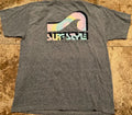 SURF STYLE MELBOURNE BEACH FL GRAPHIC T-SHIRT ( MENS L ) DARK HEATHER GREY AS IS Unisex T-shirt, Sweatshirt, Hoodie, Long Sleeve Tee - T-Shirt, Sweatshirt, Hoodie