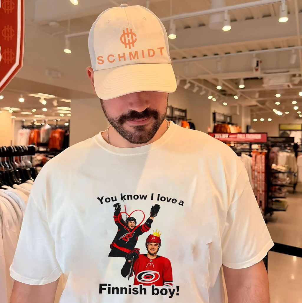 Ron Francis Carolina Hurricanes You know I love a Finnish boy shirt Unisex T-shirt, Sweatshirt, Hoodie, Long Sleeve Tee - T-Shirt, Sweatshirt, Hoodie