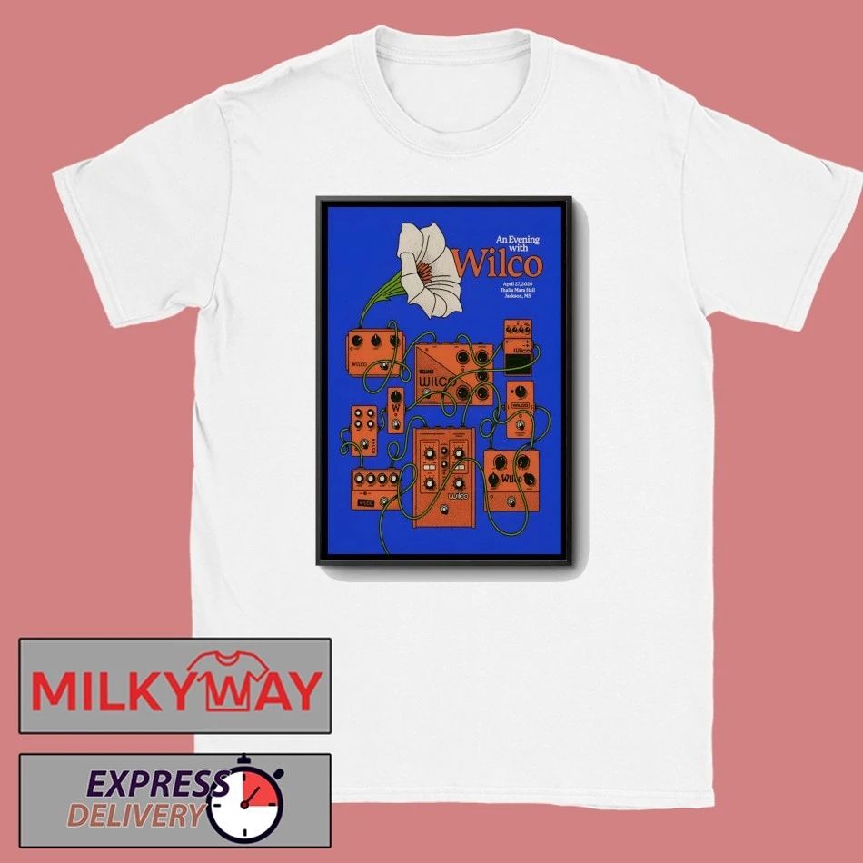 Wilco Jackson MS 4 27 2026 Poster shirt Unisex T-shirt, Sweatshirt, Hoodie, Long Sleeve Tee - T-Shirt, Sweatshirt, Hoodie