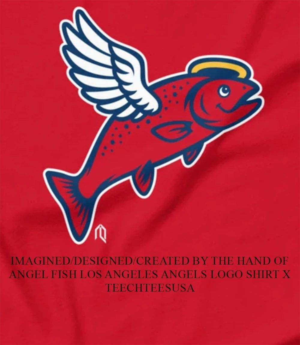 Angel Fish Los Angeles Angels logo shirt Unisex T-shirt, Sweatshirt, Hoodie, Long Sleeve Tee - T-Shirt, Sweatshirt, Hoodie