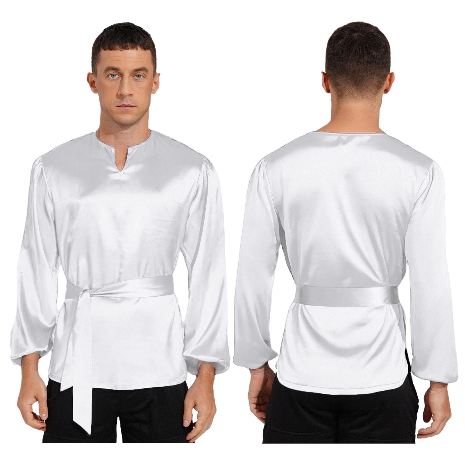 Men's Liturgical Praise Worship Dance Modern Satiny Pullover Tops Lyrical Dance Unisex T-shirt, Sweatshirt, Hoodie, Long Sleeve Tee - T-Shirt, Sweatshirt, Hoodie
