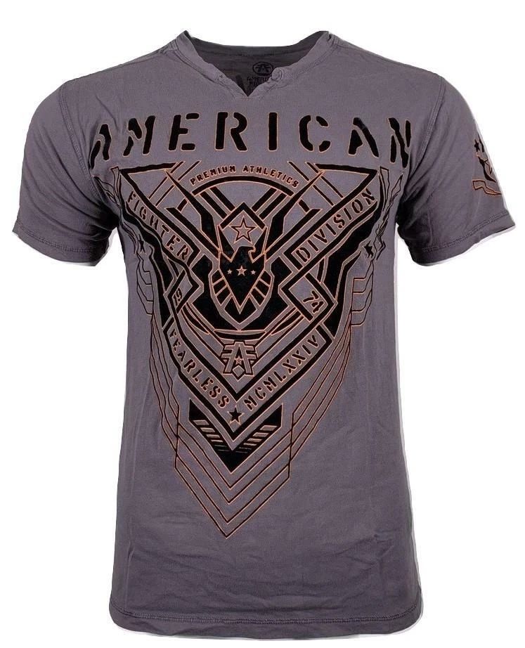 AMERICAN FIGHTER Men's T-Shirt LONG VIEW TEE Premium Athletic MMA Unisex T-shirt, Sweatshirt, Hoodie, Long Sleeve Tee - T-Shirt, Sweatshirt, Hoodie