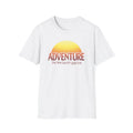 Adventure Your New Favorite Addiction Retro Horizon Typography T-Shirt Unisex T-shirt, Sweatshirt, Hoodie, Long Sleeve Tee - T-Shirt, Sweatshirt, Hoodie