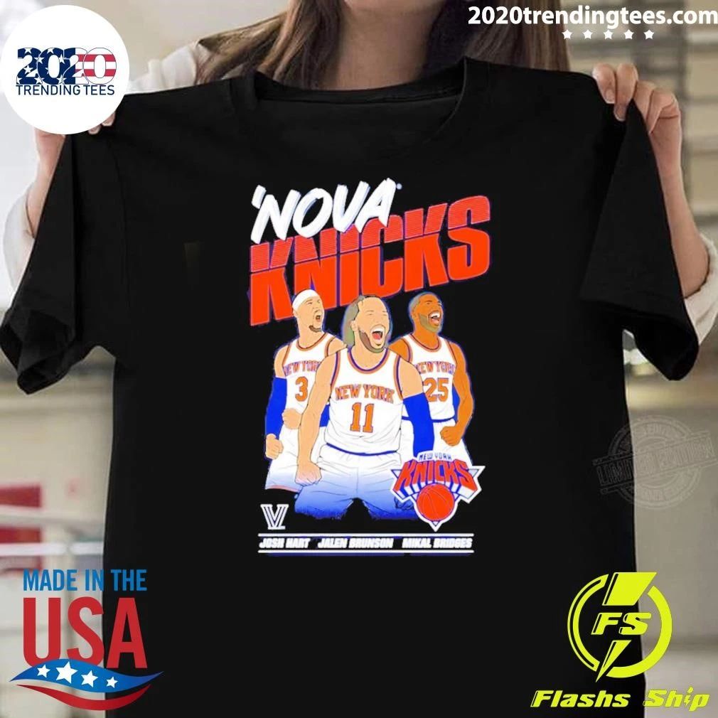 Jalen Brunson, Josh Hart & Mikal Bridges Outerstuff Toddler Nova Knicks Shirt Unisex T-shirt, Sweatshirt, Hoodie, Long Sleeve Tee - T-Shirt, Sweatshirt, Hoodie