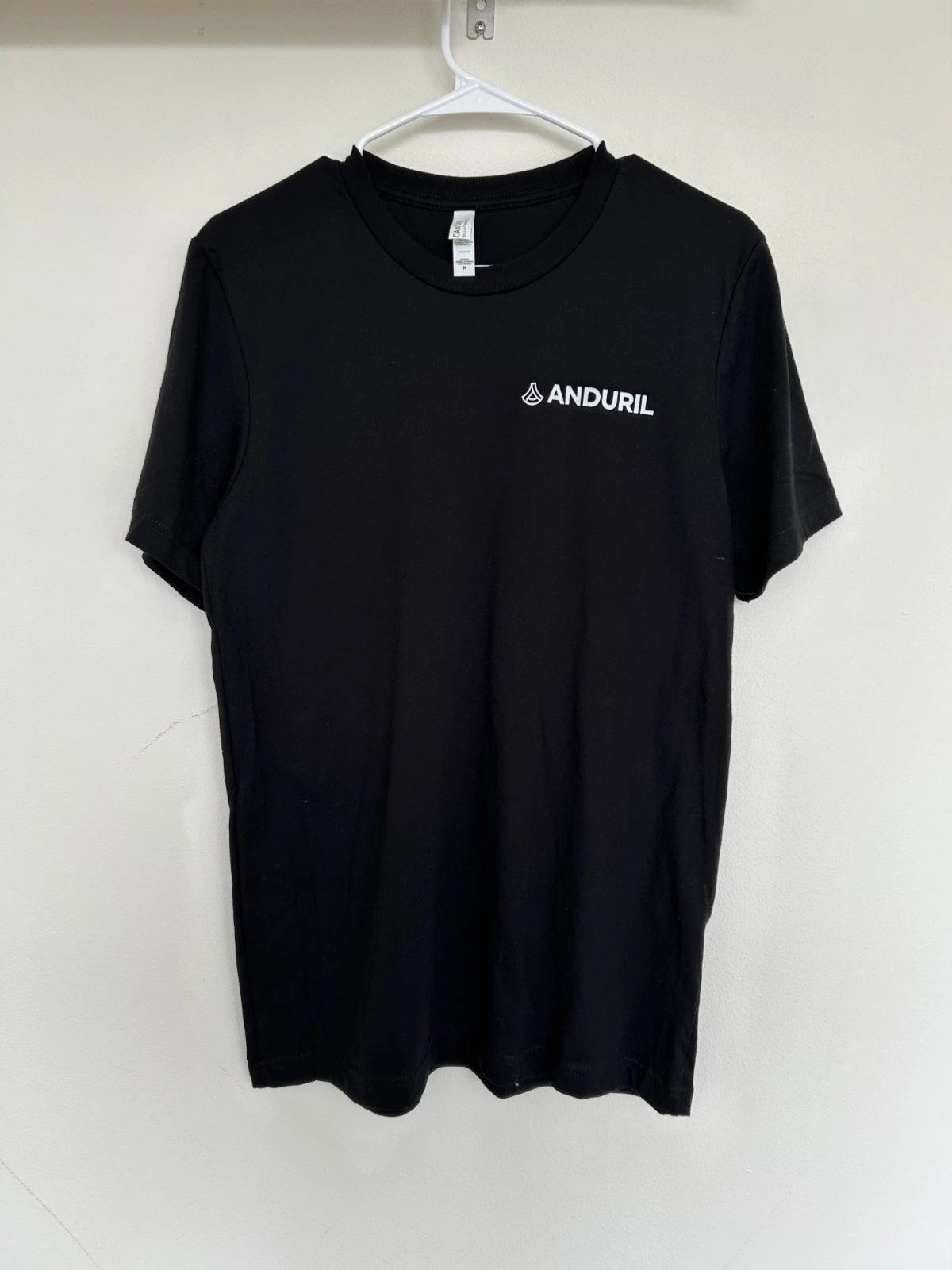 Anduril Black Logo Cotton Men's Jersey T-Shirt Crew Neck Medium Unisex T-shirt, Sweatshirt, Hoodie, Long Sleeve Tee - T-Shirt, Sweatshirt, Hoodie