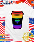 Pride Coffee Cup shirt Unisex T-shirt, Sweatshirt, Hoodie, Long Sleeve Tee - T-Shirt, Sweatshirt, Hoodie