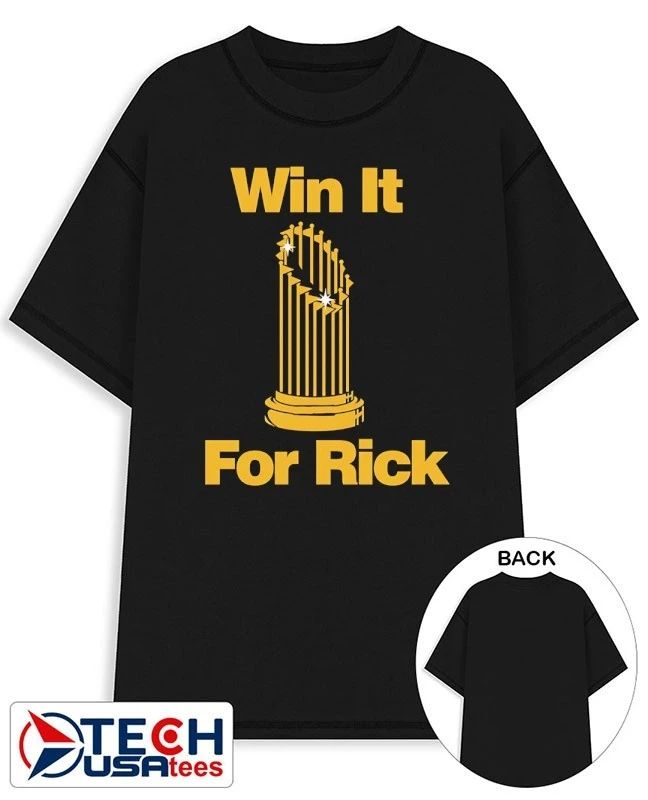 Rick Rizzs win it for Rick trophy shirt Unisex T-shirt, Sweatshirt, Hoodie, Long Sleeve Tee - T-Shirt, Sweatshirt, Hoodie