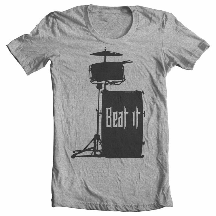 Drummer T Shirts BEAT IT DRUMLINE Musician Band Music Sizes i prefer the drummer Unisex T-shirt, Sweatshirt, Hoodie, Long Sleeve Tee - T-Shirt, Sweatshirt, Hoodie