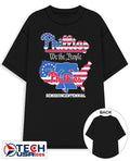 Philadelphia Phillies we the people semiquincentennial shirt Unisex T-shirt, Sweatshirt, Hoodie, Long Sleeve Tee - T-Shirt, Sweatshirt, Hoodie