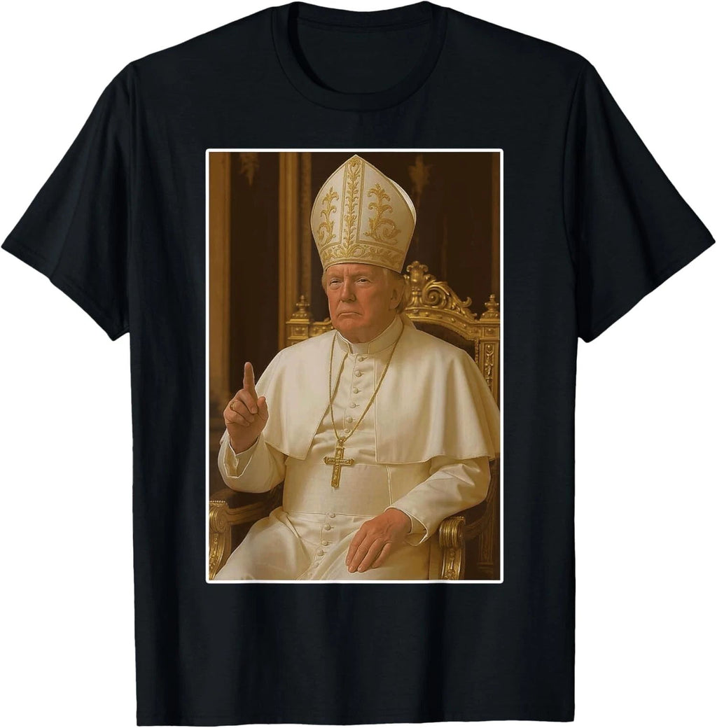 Trump as Vatican Church Pope Trump Funny Vatican Unisex T-Shirt Unisex T-shirt, Sweatshirt, Hoodie, Long Sleeve Tee - T-Shirt, Sweatshirt, Hoodie