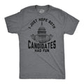 Mens Funny T Shirts I Just Hope Both Candidates Had Fun Sarcastic Voting Tee for Unisex T-shirt, Sweatshirt, Hoodie, Long Sleeve Tee - T-Shirt, Sweatshirt, Hoodie