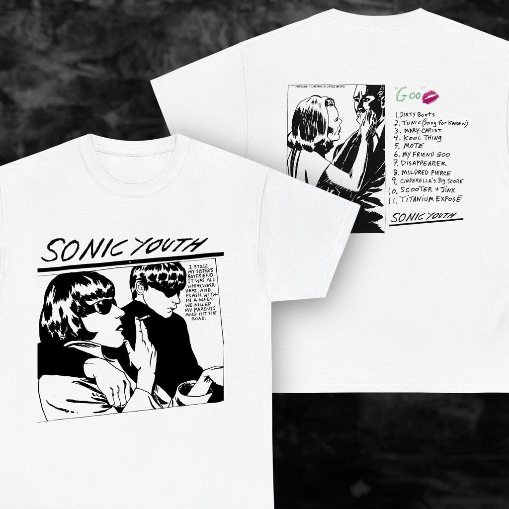 NEW Sonic Youth "Goo" LP Rare Shirt Modern Reprint Punk Grunge Shirt S-3XL Unisex T-shirt, Sweatshirt, Hoodie, Long Sleeve Tee - T-Shirt, Sweatshirt, Hoodie