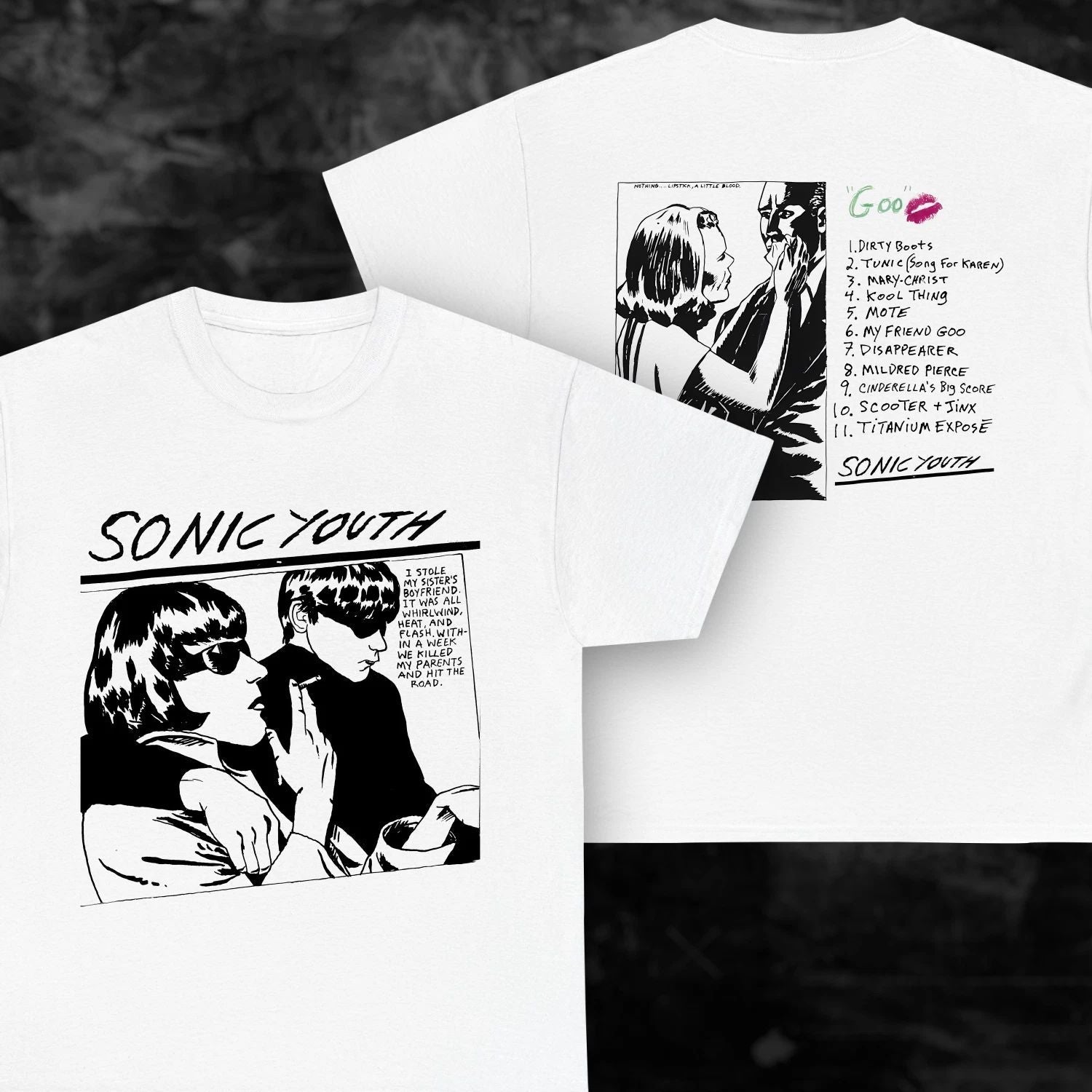 NEW Sonic Youth "Goo" LP Rare Shirt Modern Reprint Punk Grunge Shirt S-3XL Unisex T-shirt, Sweatshirt, Hoodie, Long Sleeve Tee - T-Shirt, Sweatshirt, Hoodie