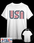 USA stars stripes and baseball shirt Unisex T-shirt, Sweatshirt, Hoodie, Long Sleeve Tee - T-Shirt, Sweatshirt, Hoodie