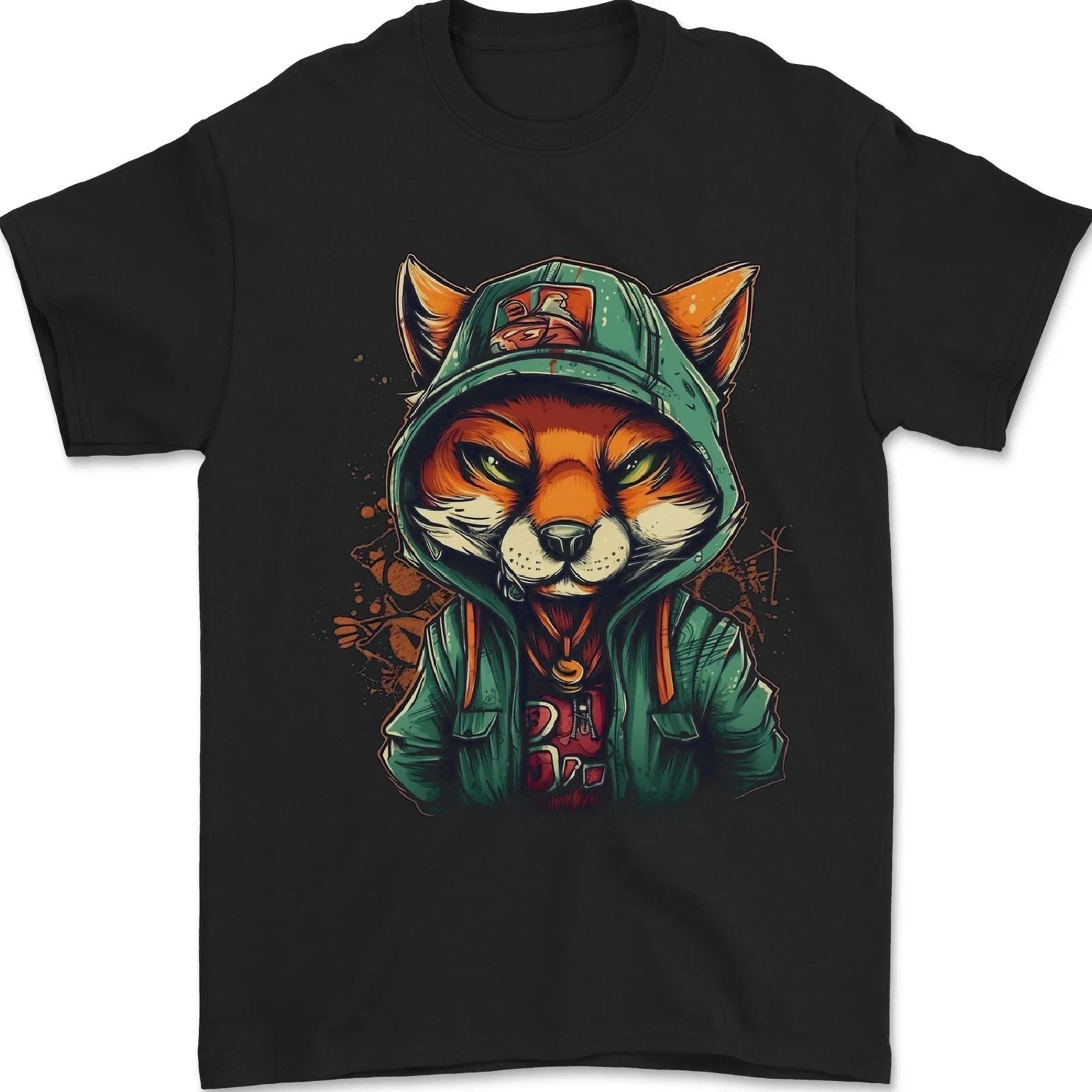 A Mischievous Fox Mens T-Shirt 100% Cotton Unisex T-shirt, Sweatshirt, Hoodie, Long Sleeve Tee - T-Shirt, Sweatshirt, Hoodie