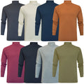 Mens Mock Neck Lightweight Baselayer Turtle Funnel Neck Winter Golf Top M - 3XL Unisex T-shirt, Sweatshirt, Hoodie, Long Sleeve Tee - T-Shirt, Sweatshirt, Hoodie