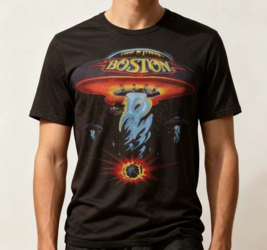 Vintage 1987 Boston Rock Band US Concert Black Unisex T Shirt Father Day NWT Unisex T-shirt, Sweatshirt, Hoodie, Long Sleeve Tee - T-Shirt, Sweatshirt, Hoodie