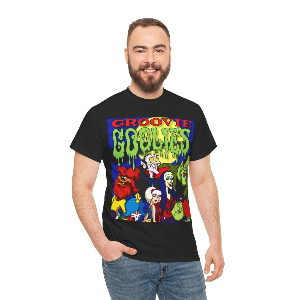 Groovy Ghoulies retro 70s tv  Unisex Heavy Cotton Tee Unisex T-shirt, Sweatshirt, Hoodie, Long Sleeve Tee - T-Shirt, Sweatshirt, Hoodie