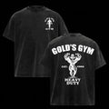 Gold's Gym Shirt Wash Oversized Graphic Tee Heavy Cotton Streetwear Gym Merch Unisex T-shirt, Sweatshirt, Hoodie, Long Sleeve Tee - T-Shirt, Sweatshirt, Hoodie