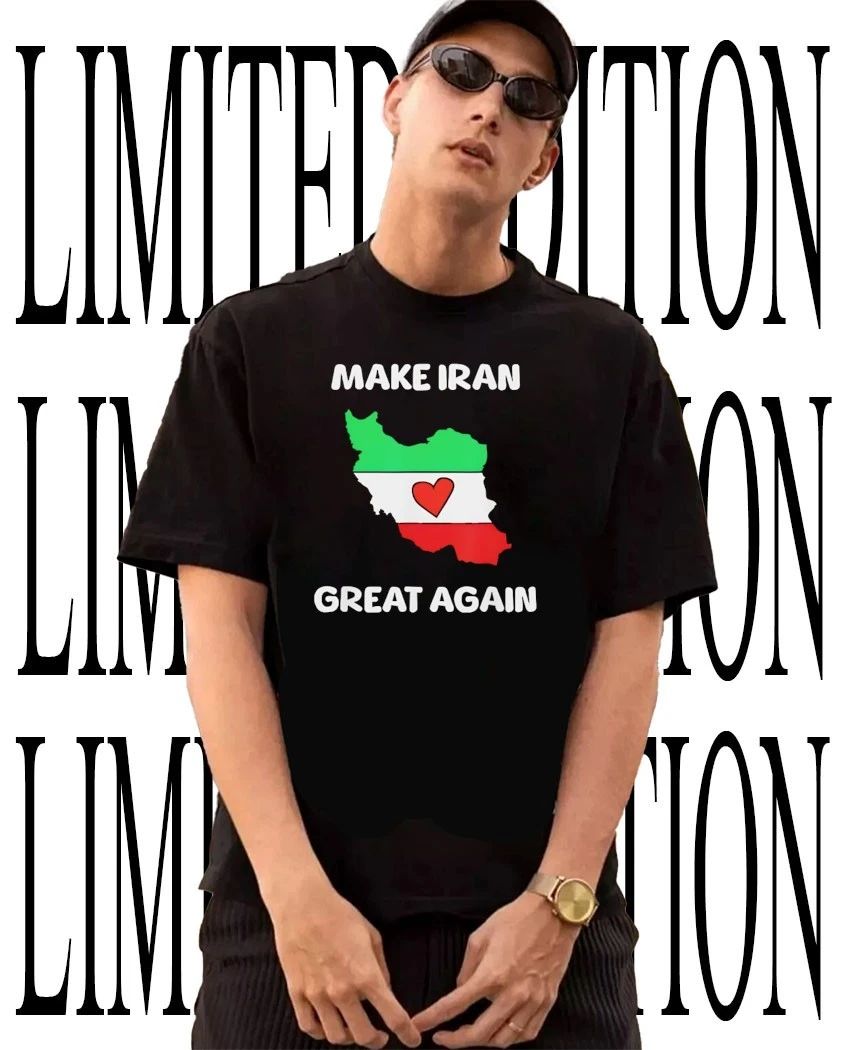 Make Iran great again support freedom for the Iranian people shirt Unisex T-shirt, Sweatshirt, Hoodie, Long Sleeve Tee - T-Shirt, Sweatshirt, Hoodie