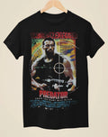 Predator - Movie Poster Inspired Unisex Black T-Shirt Unisex T-shirt, Sweatshirt, Hoodie, Long Sleeve Tee - T-Shirt, Sweatshirt, Hoodie