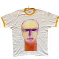 HUMANOID PORTRAIT NO. 26 retro ringer t shirt | yellow red black indigo cream Unisex T-shirt, Sweatshirt, Hoodie, Long Sleeve Tee - T-Shirt, Sweatshirt, Hoodie