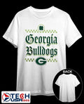 Georgia Bulldogs St. Patricks Day Lucky checkered shirt Unisex T-shirt, Sweatshirt, Hoodie, Long Sleeve Tee - T-Shirt, Sweatshirt, Hoodie