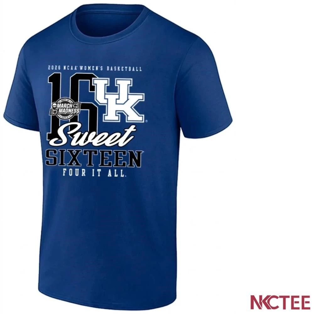 NKCtees Kentucky Wildcats Womens Basketball 2026 NCAA Sweet Sixteen shirt Unisex T-shirt, Sweatshirt, Hoodie, Long Sleeve Tee - T-Shirt, Sweatshirt, Hoodie