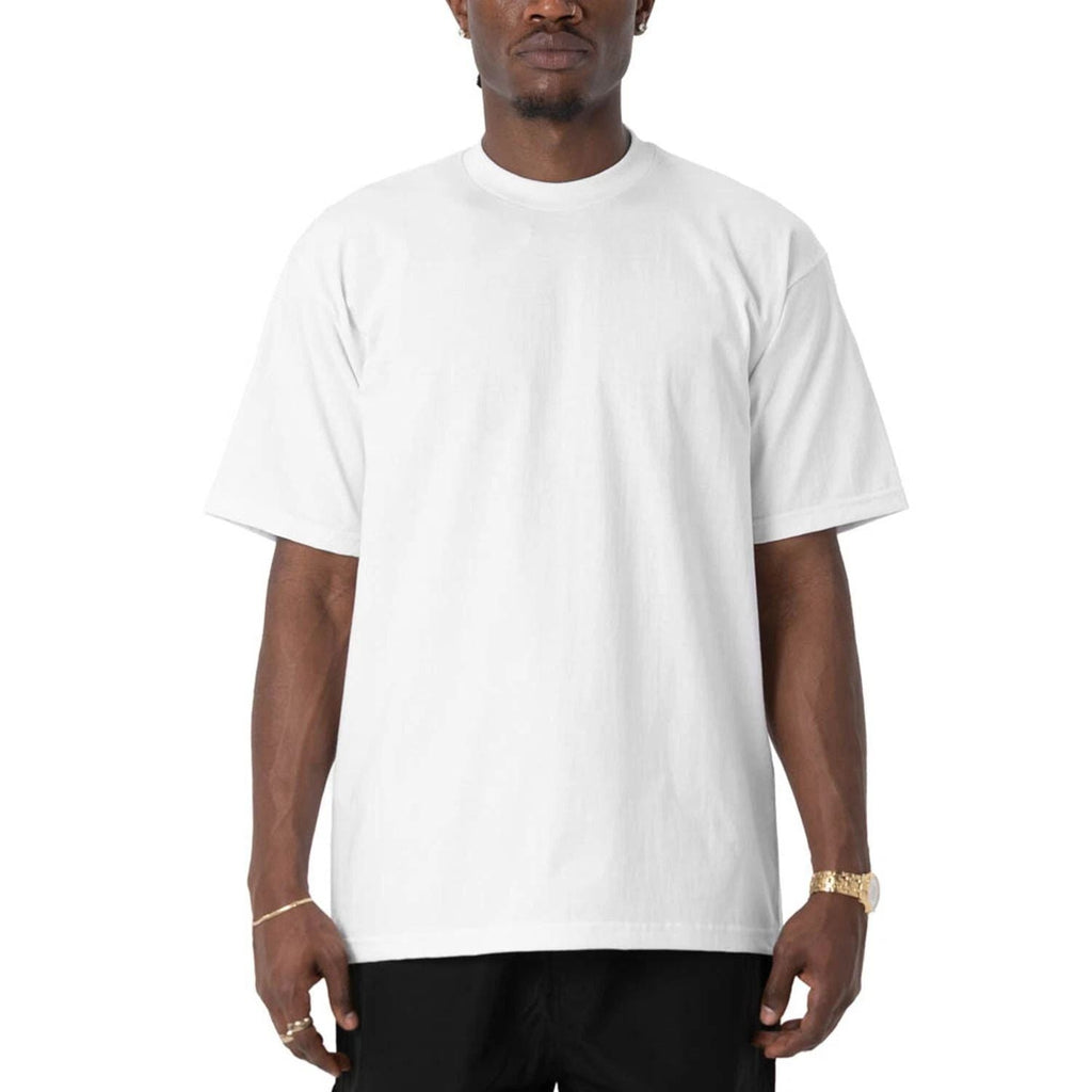Pro Club Men's Heavyweight Cotton Short Sleeve Crew Neck T-Shirt White Unisex T-shirt, Sweatshirt, Hoodie, Long Sleeve Tee - T-Shirt, Sweatshirt, Hoodie