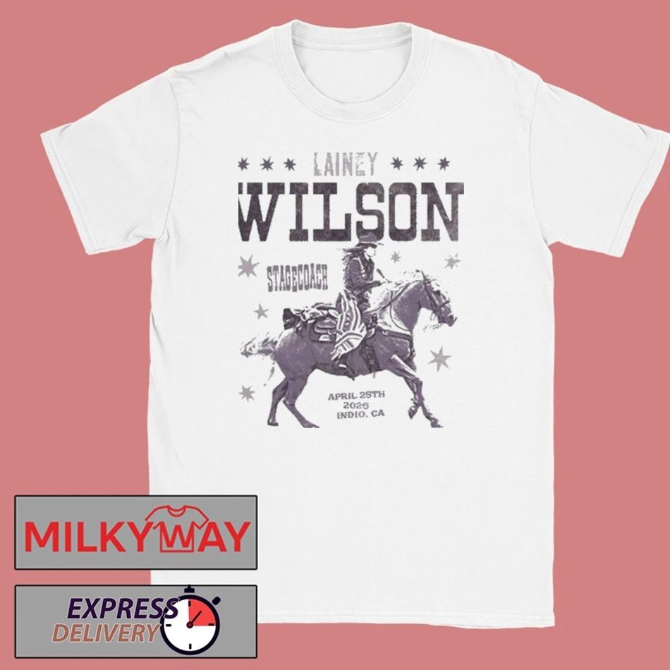 Lainey Wilson Stagecoach Rider Apr 25 2026 T Shirt Unisex T-shirt, Sweatshirt, Hoodie, Long Sleeve Tee - T-Shirt, Sweatshirt, Hoodie