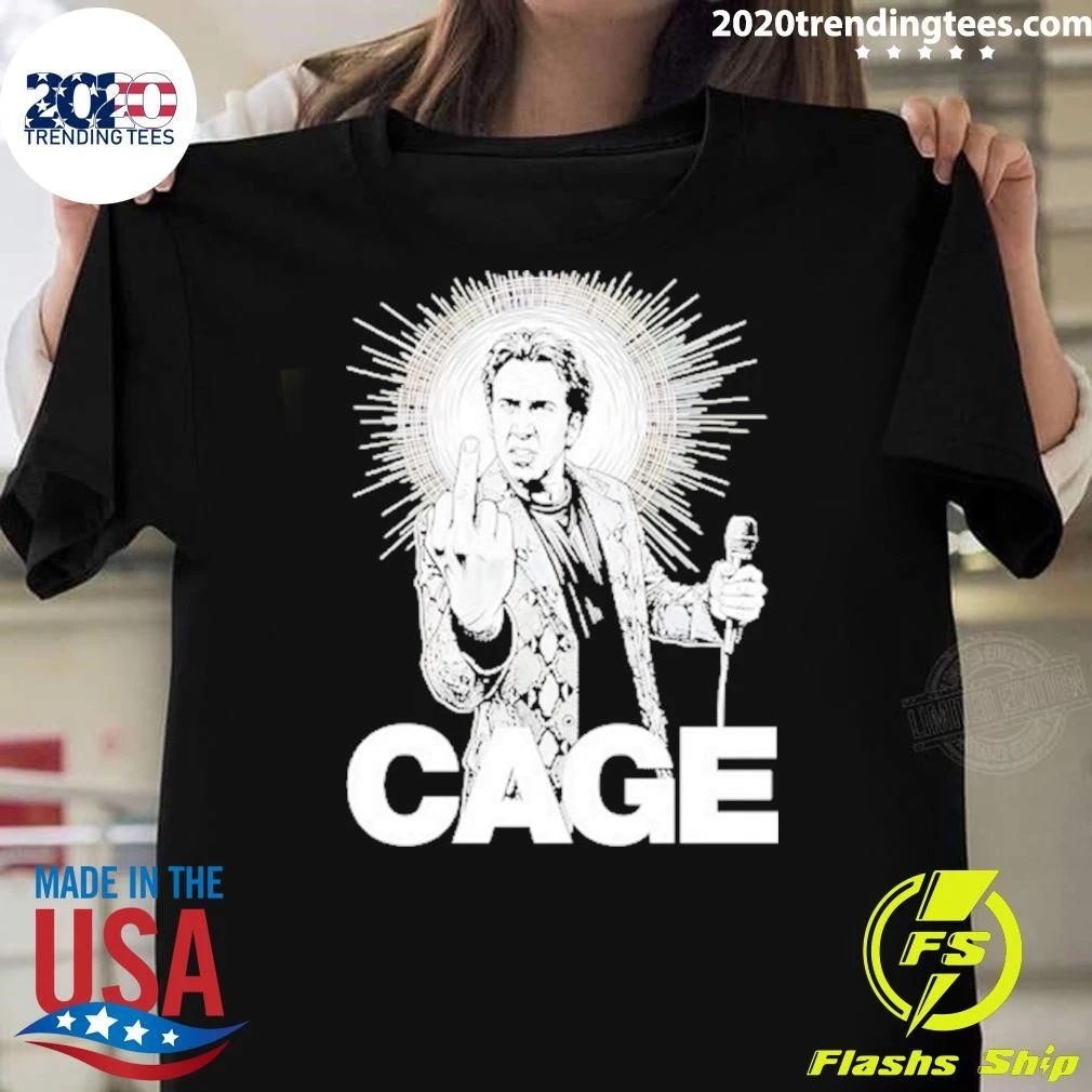 Nicolas Cage Style Johnny Cash Shirt Unisex T-shirt, Sweatshirt, Hoodie, Long Sleeve Tee - T-Shirt, Sweatshirt, Hoodie
