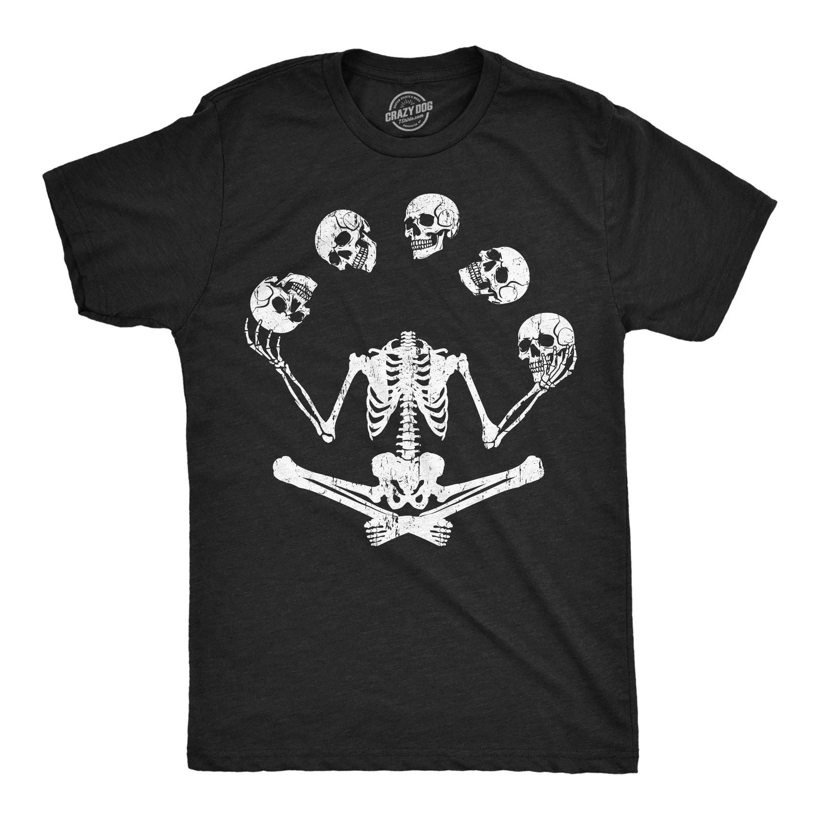 Mens Funny T Shirts Juggling Skeleton Sarcastic Halloween Graphic Novelty Tee Unisex T-shirt, Sweatshirt, Hoodie, Long Sleeve Tee - T-Shirt, Sweatshirt, Hoodie