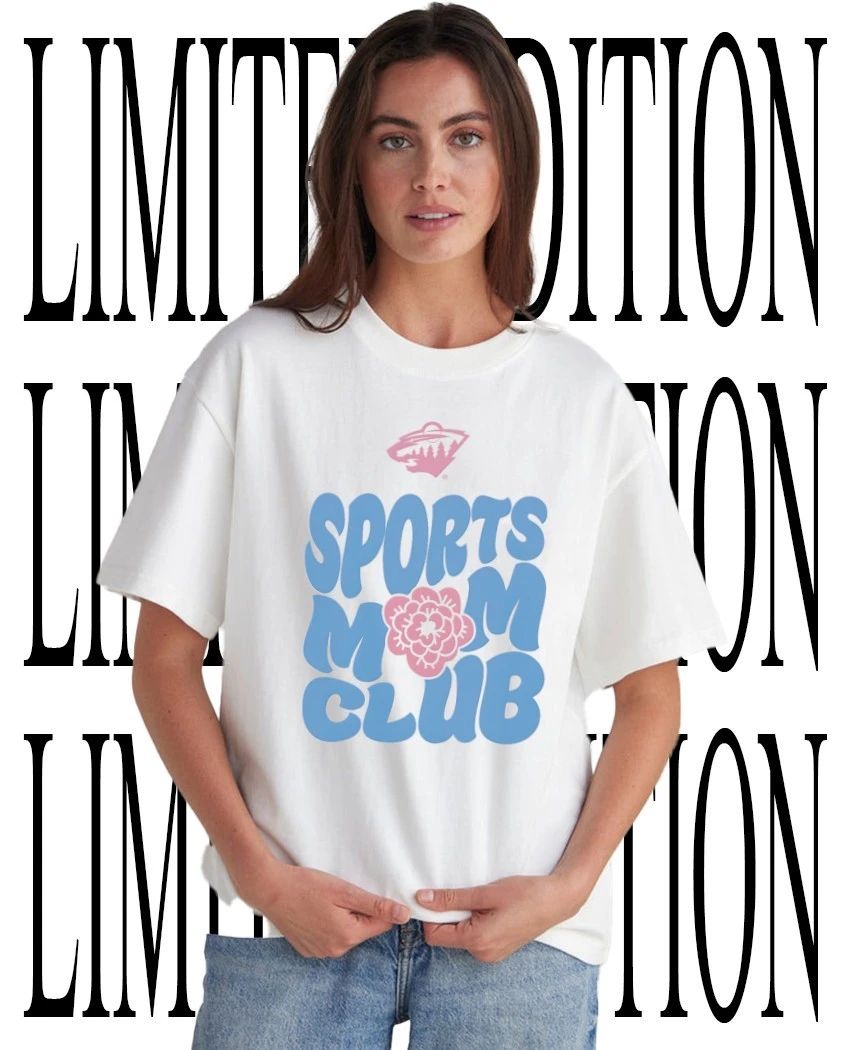 Minnesota Wild Sports Mom Club shirt Unisex T-shirt, Sweatshirt, Hoodie, Long Sleeve Tee - T-Shirt, Sweatshirt, Hoodie