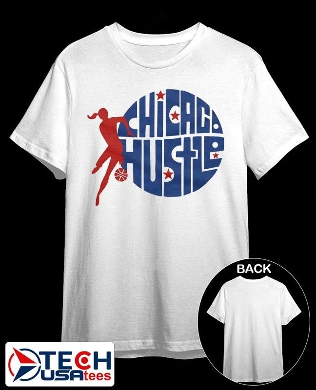 Womens Chicago Hustle logo shirt Unisex T-shirt, Sweatshirt, Hoodie, Long Sleeve Tee - T-Shirt, Sweatshirt, Hoodie