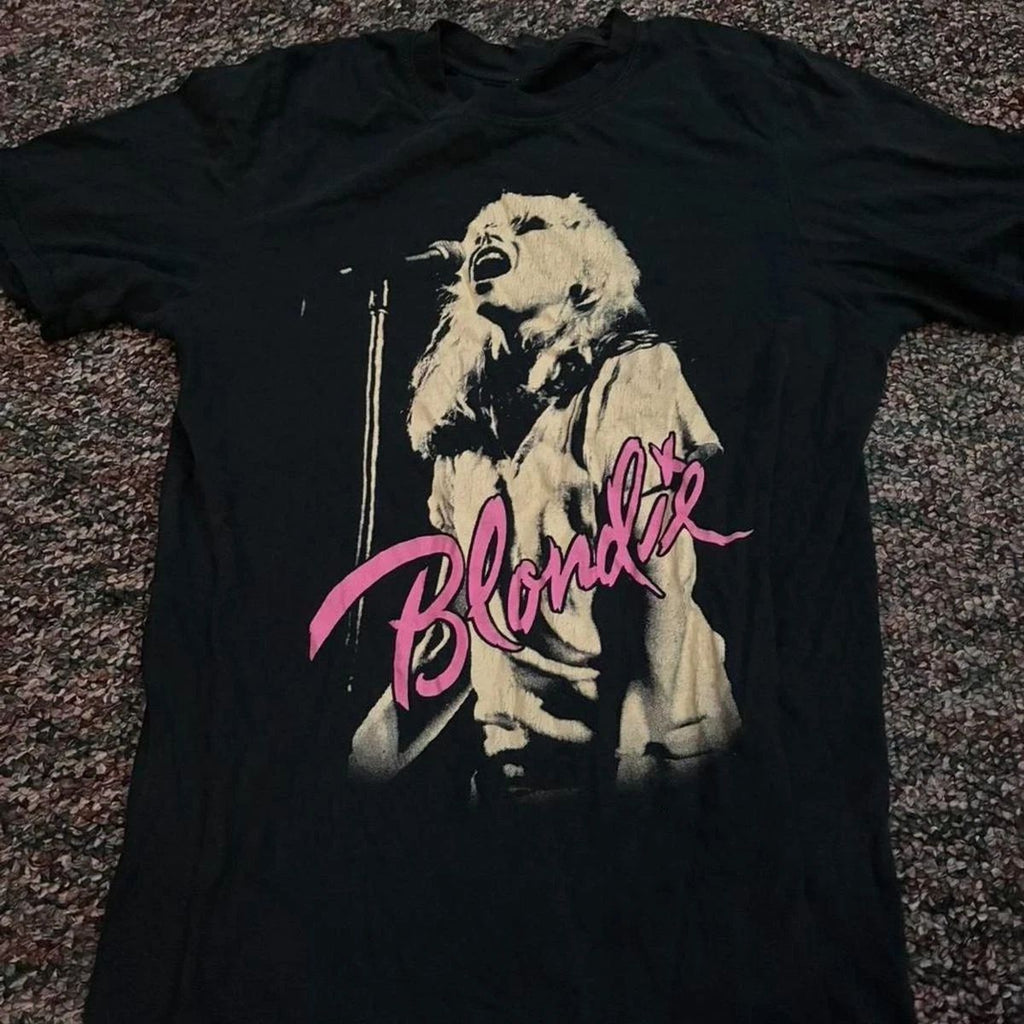 Vintage Blondie Band Rock Music Black S to 5XL Unisex Shirt UR030 FREE SHIPPING Unisex T-shirt, Sweatshirt, Hoodie, Long Sleeve Tee - T-Shirt, Sweatshirt, Hoodie